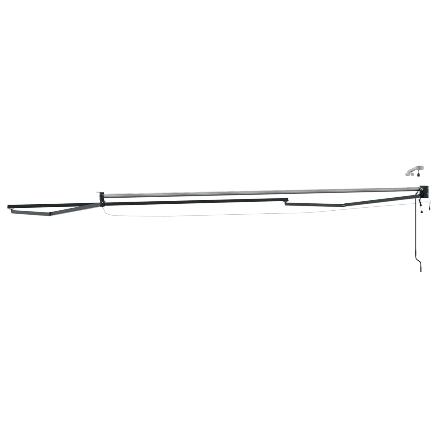 Struttura della tenda elettrica retrattile Antracite 4 x 2 m | homemem39