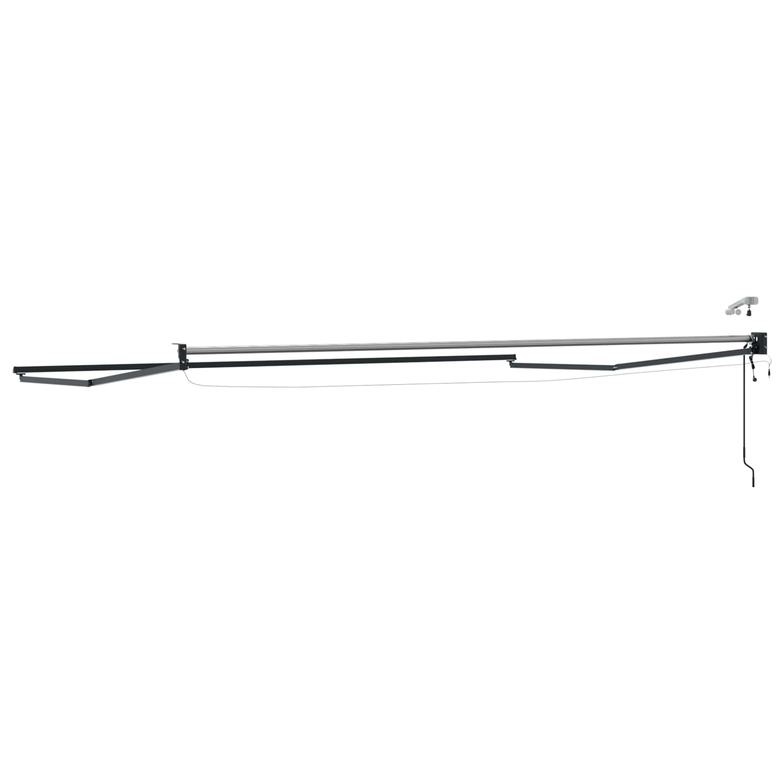Struttura della tenda elettrica retrattile Antracite 5 x 3 m | homemem39