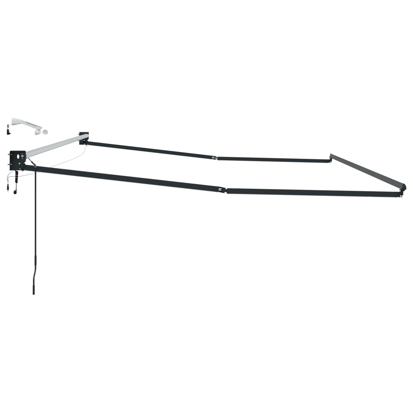 Struttura della tenda elettrica retrattile Antracite 5 x 3 m | homemem39