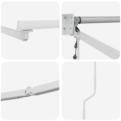 Struttura della tenda elettrica retrattile Bianco 4 x 2 m | homemem39