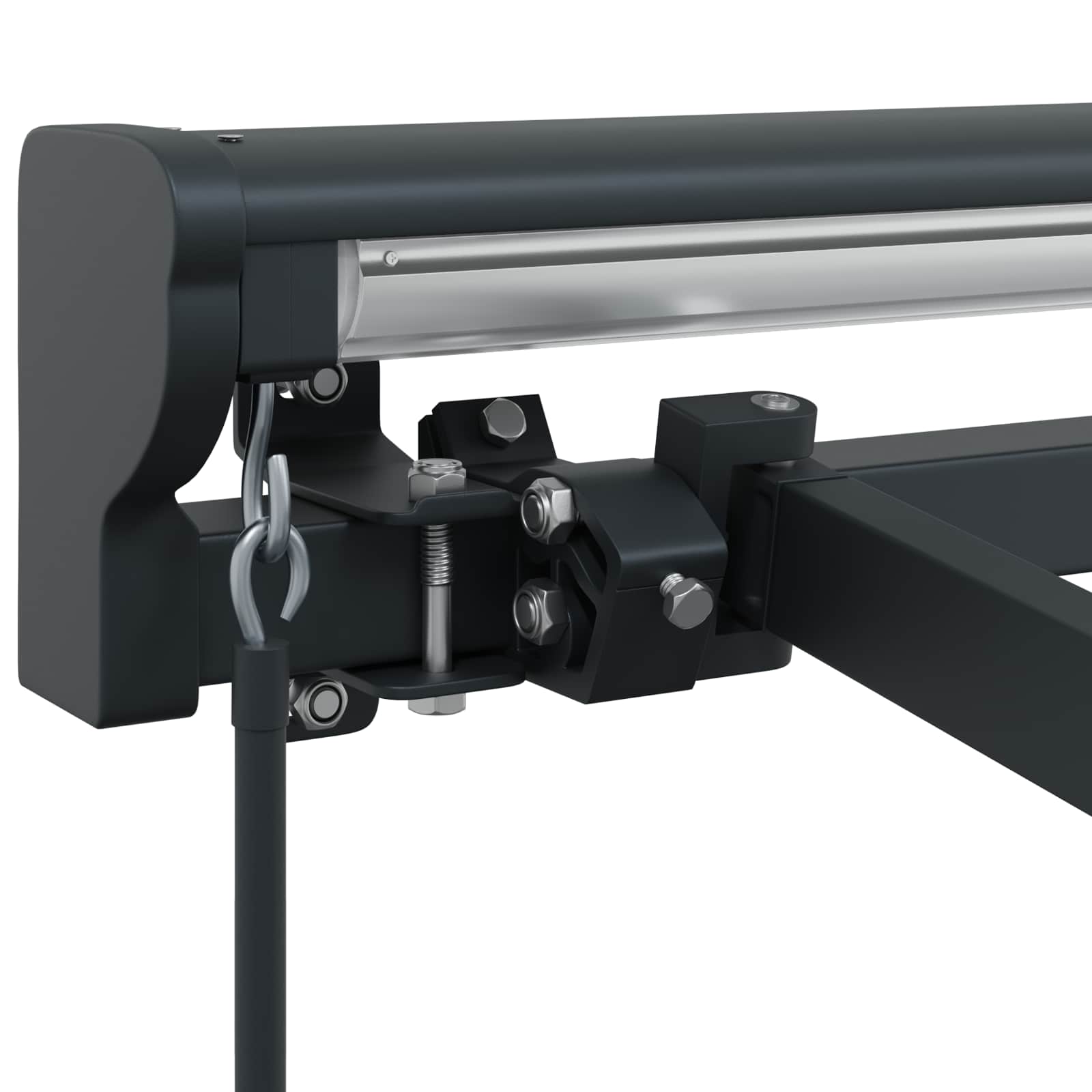 Telaio di tenda manuale Regolabile Antracite 2,5 x 2 m Acciaio | homemem39
