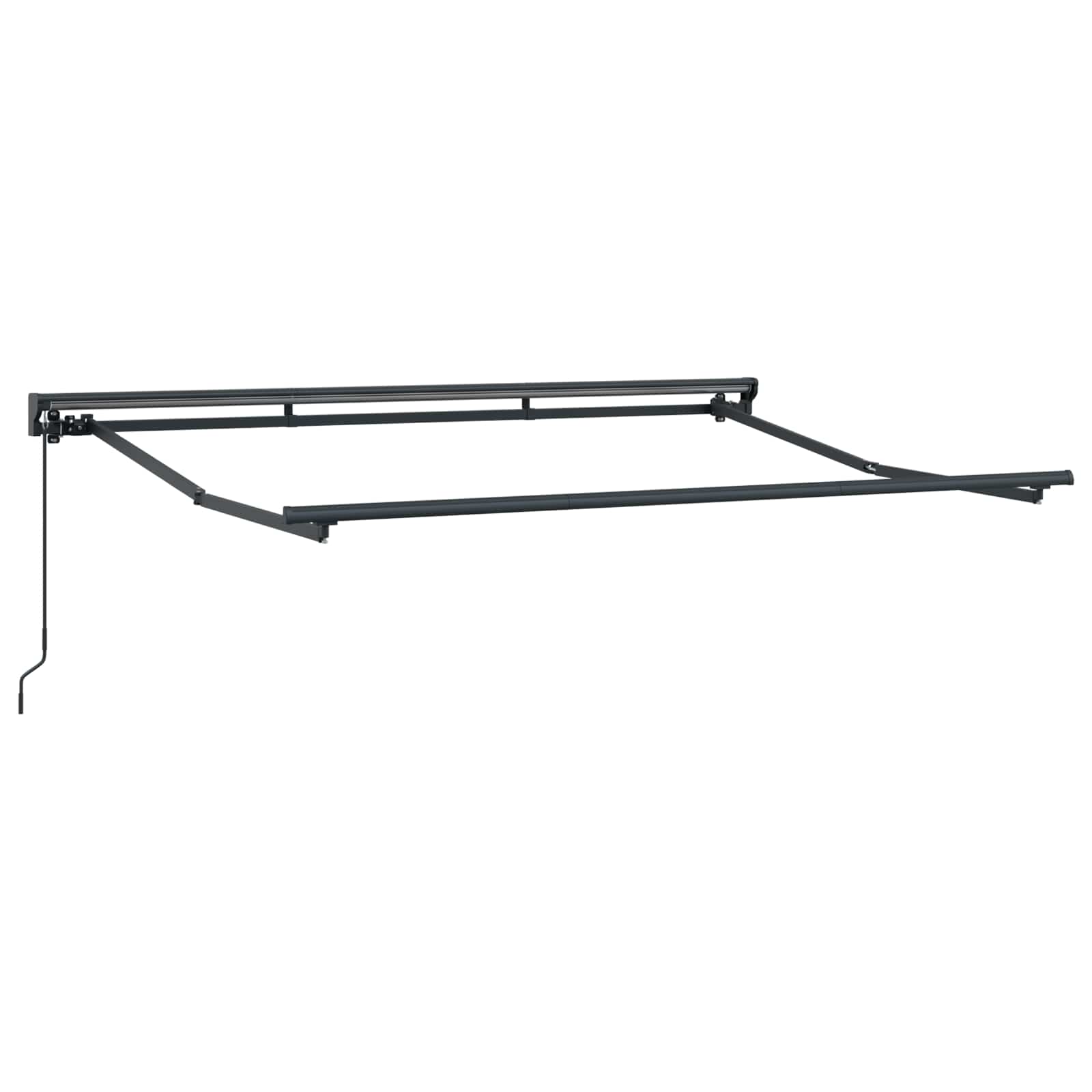 Telaio di tenda manuale Regolabile Antracite 2,5 x 2 m Acciaio | homemem39