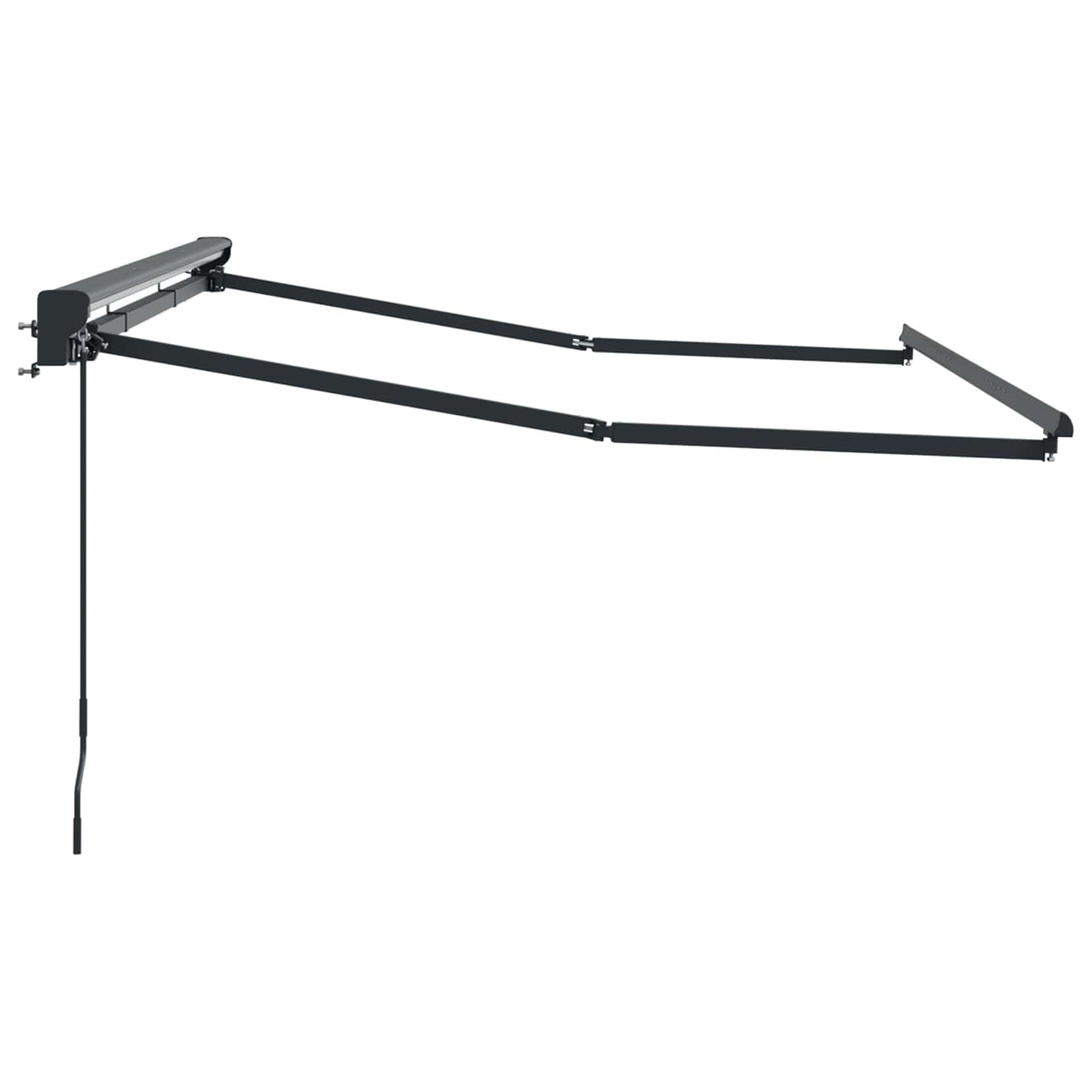 Telaio di tenda manuale Regolabile Antracite 2,5 x 2 m Acciaio | homemem39