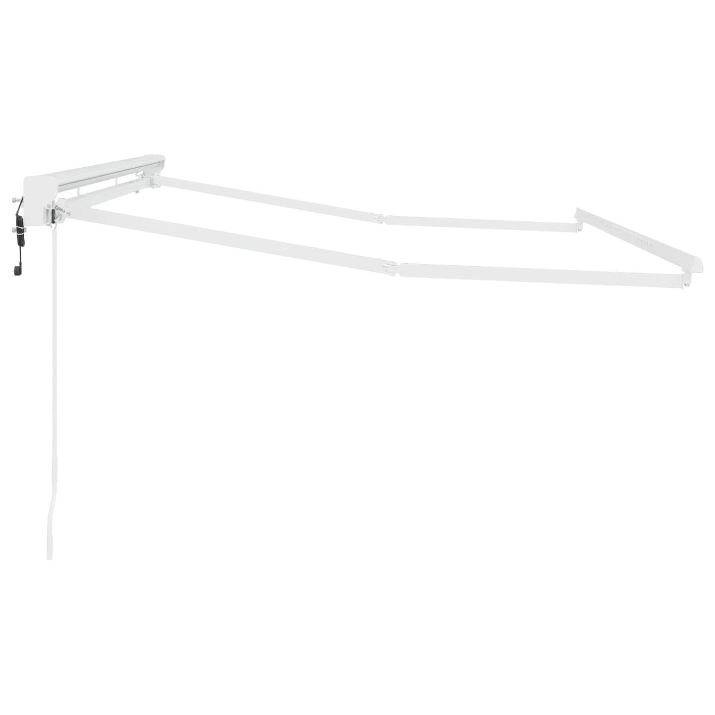 Struttura della tenda elettrica retrattile Bianco 3,5 x 2,5 m
