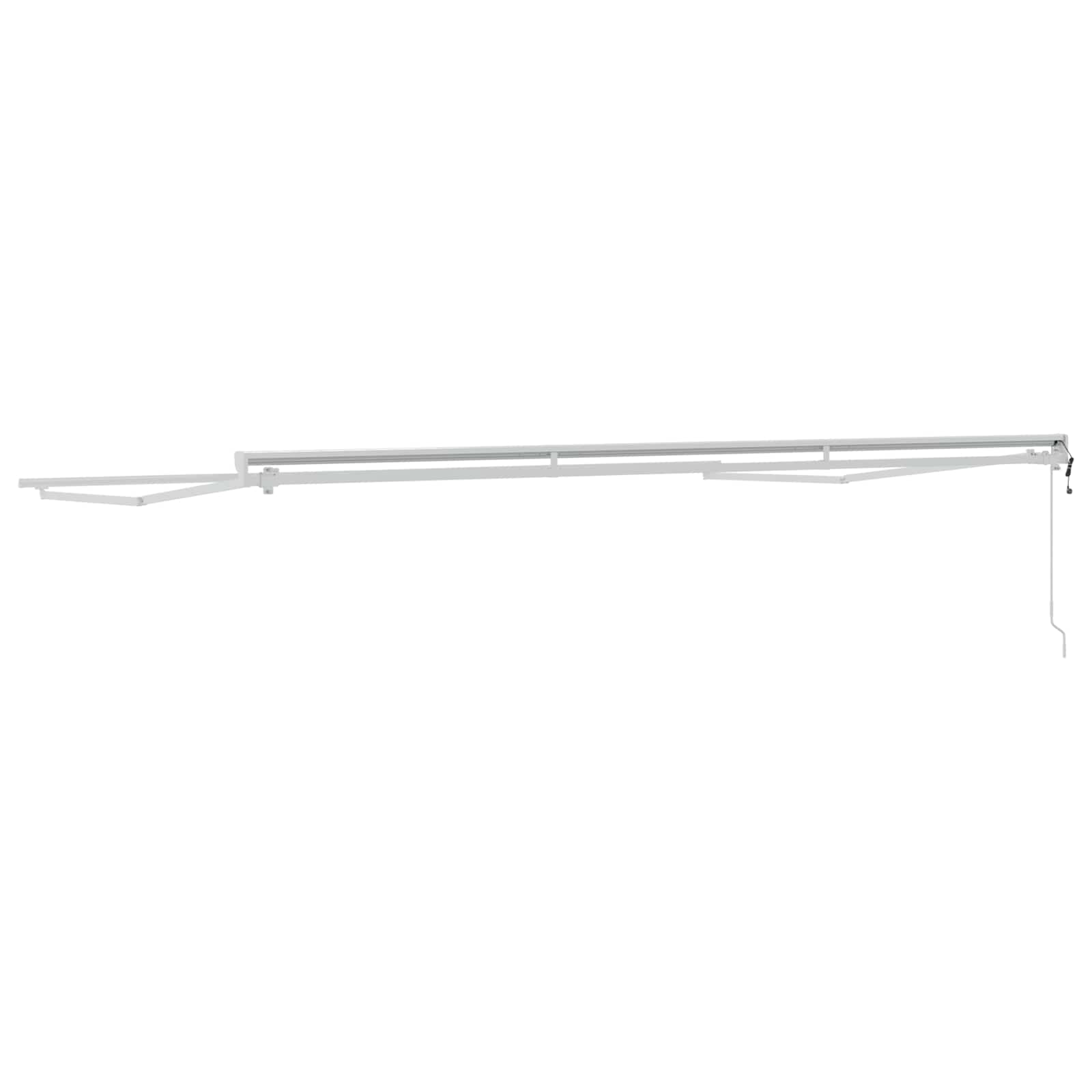 Struttura della tenda elettrica retrattile Bianco 4 × 3,5 m | homemem39