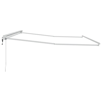 Struttura della tenda elettrica retrattile Bianco 4 × 3,5 m