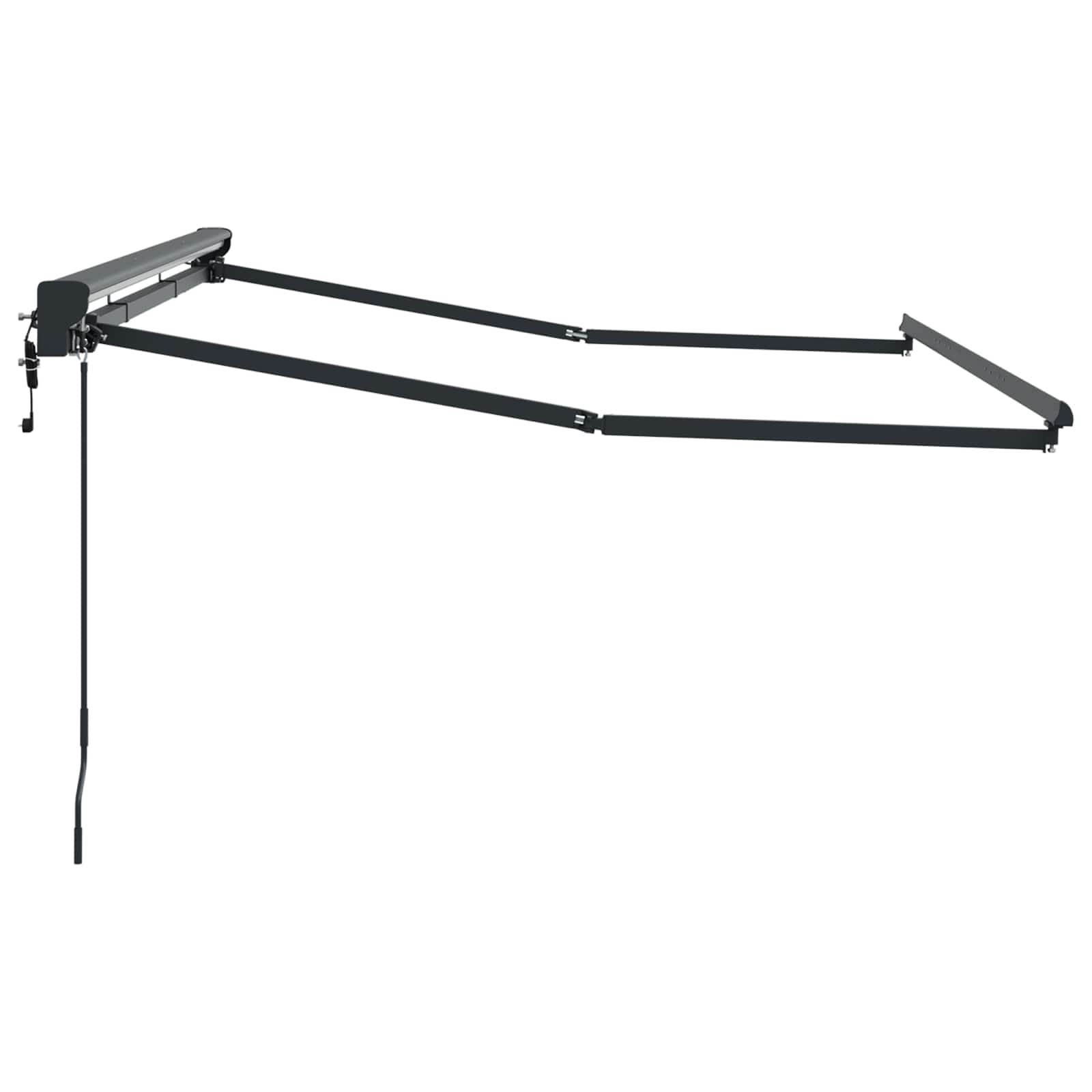 Struttura della tenda elettrica retrattile Antracite 2,5 x 2 m | homemem39