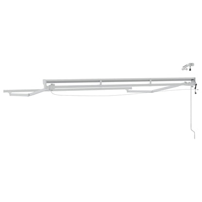 Telaio tenda elettrica con LED Bianco 3,5 x 2,5 m Alluminio | homemem39