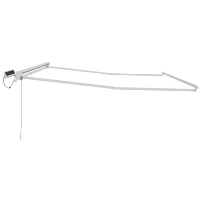 Struttura della tenda elettrica retrattile Bianco 4 × 3,5 m | homemem39