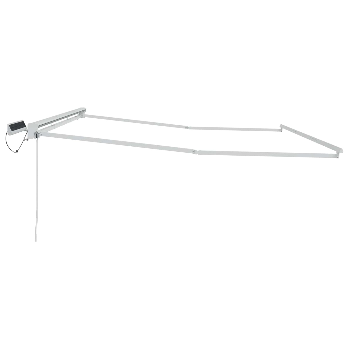 Struttura della tenda elettrica retrattile Bianco 5 x 3 m | homemem39