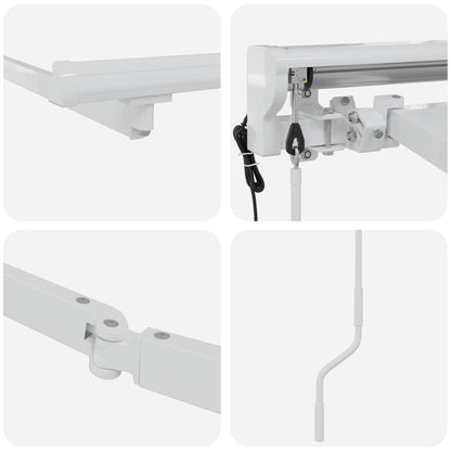 Struttura della tenda elettrica retrattile Bianco 5 × 3,5 m | homemem39