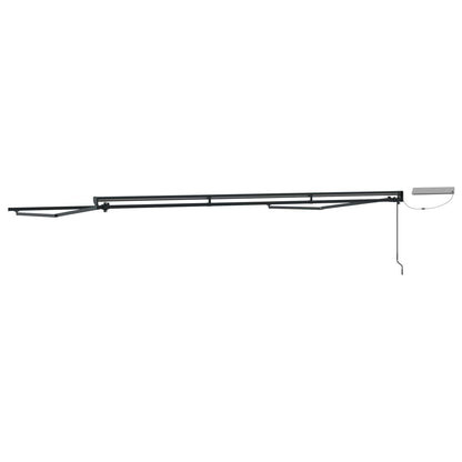 Struttura della tenda elettrica retrattile Antracite 5 x 3 m