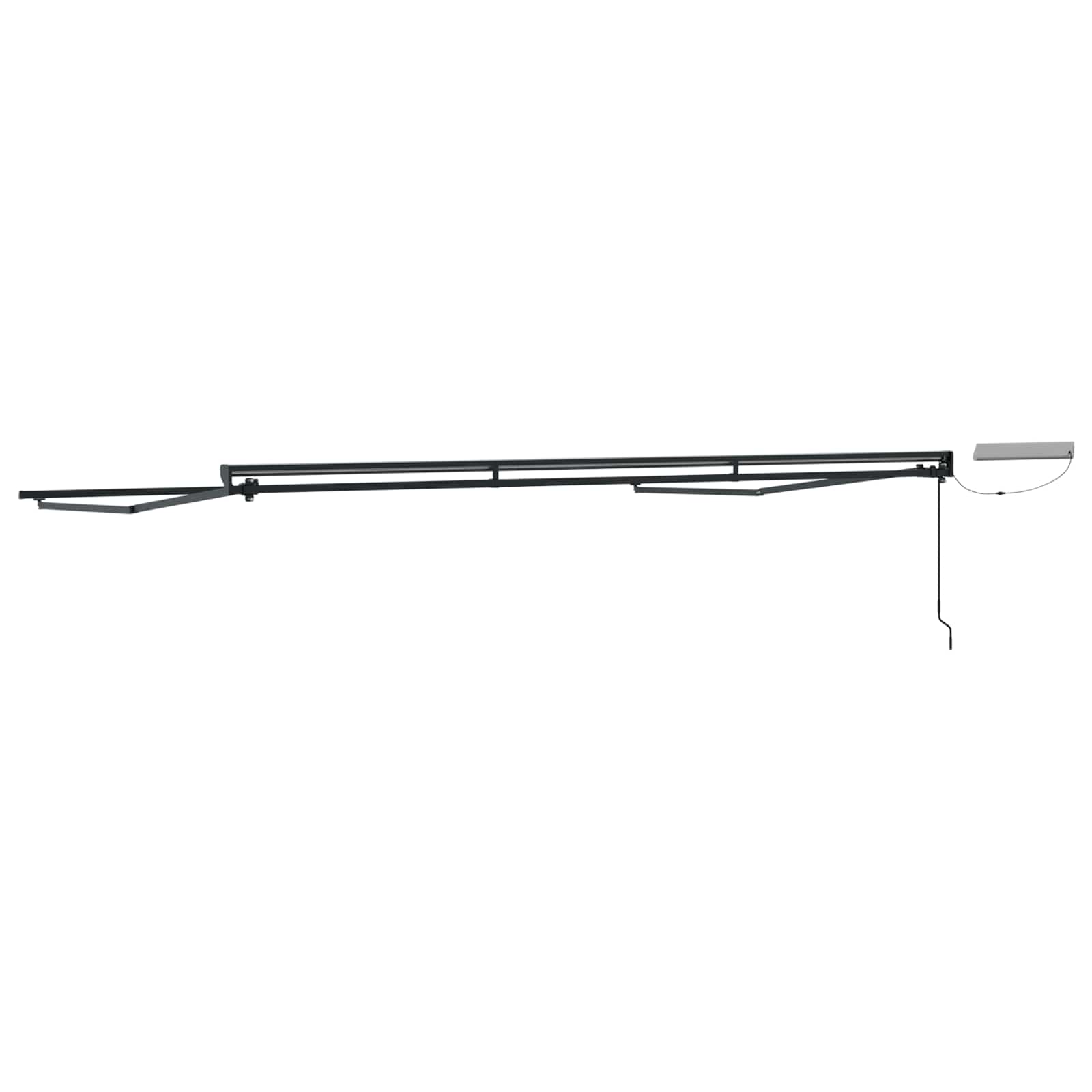 Struttura della tenda elettrica retrattile Antracite 5 × 3,5 m | homemem39