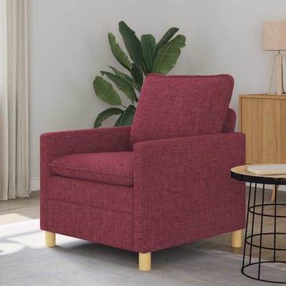 Divano Rosso Vino 76 x 81 x 87,5 cm Tessuto