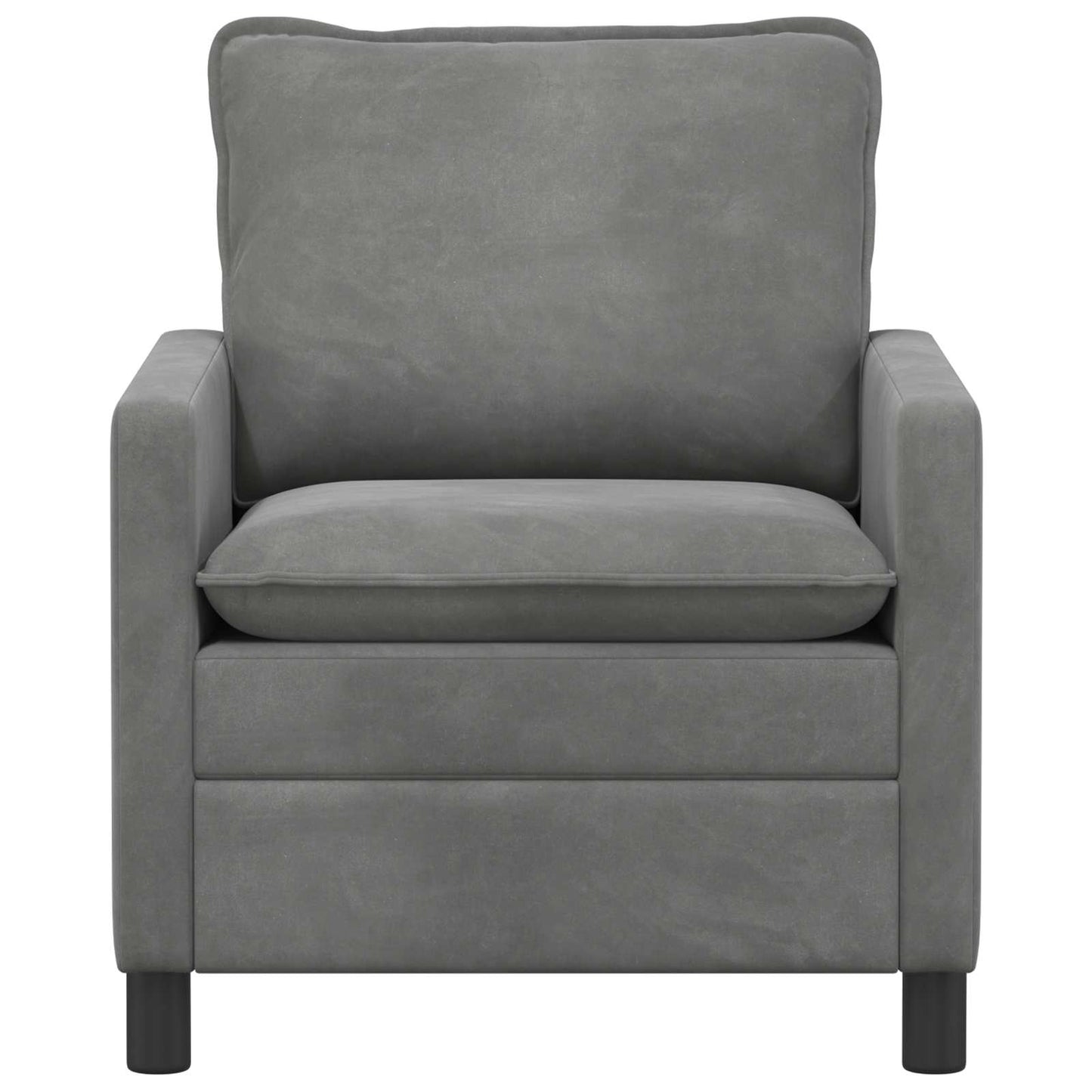 Divano Grigio Scuro 76 x 81 x 87,5 cm Velluto | homemem39