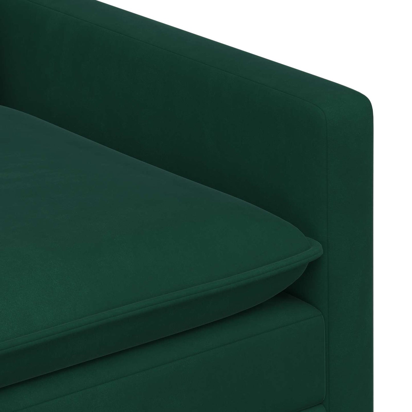 Divano Verde Scuro 76 x 81 x 87,5 cm Velluto