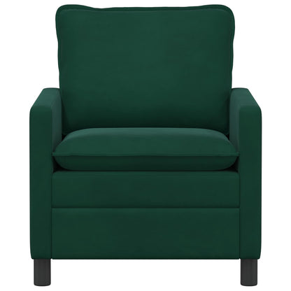 Divano Verde Scuro 76 x 81 x 87,5 cm Velluto