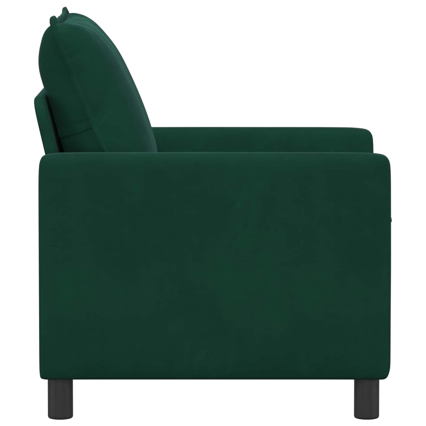 Divano Verde Scuro 76 x 81 x 87,5 cm Velluto