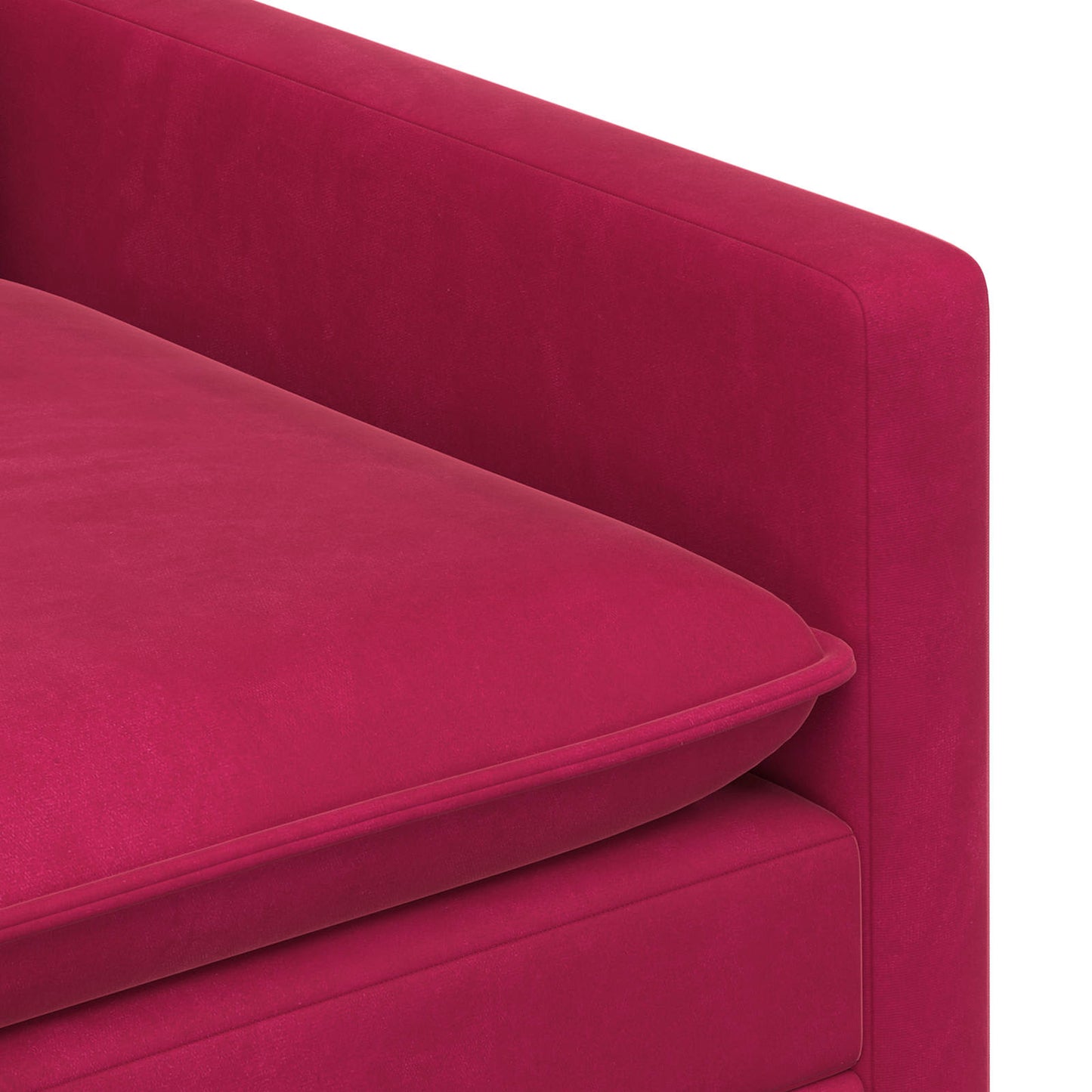 Divano Rosso Vino 76 x 81 x 87,5 cm Velluto | homemem39
