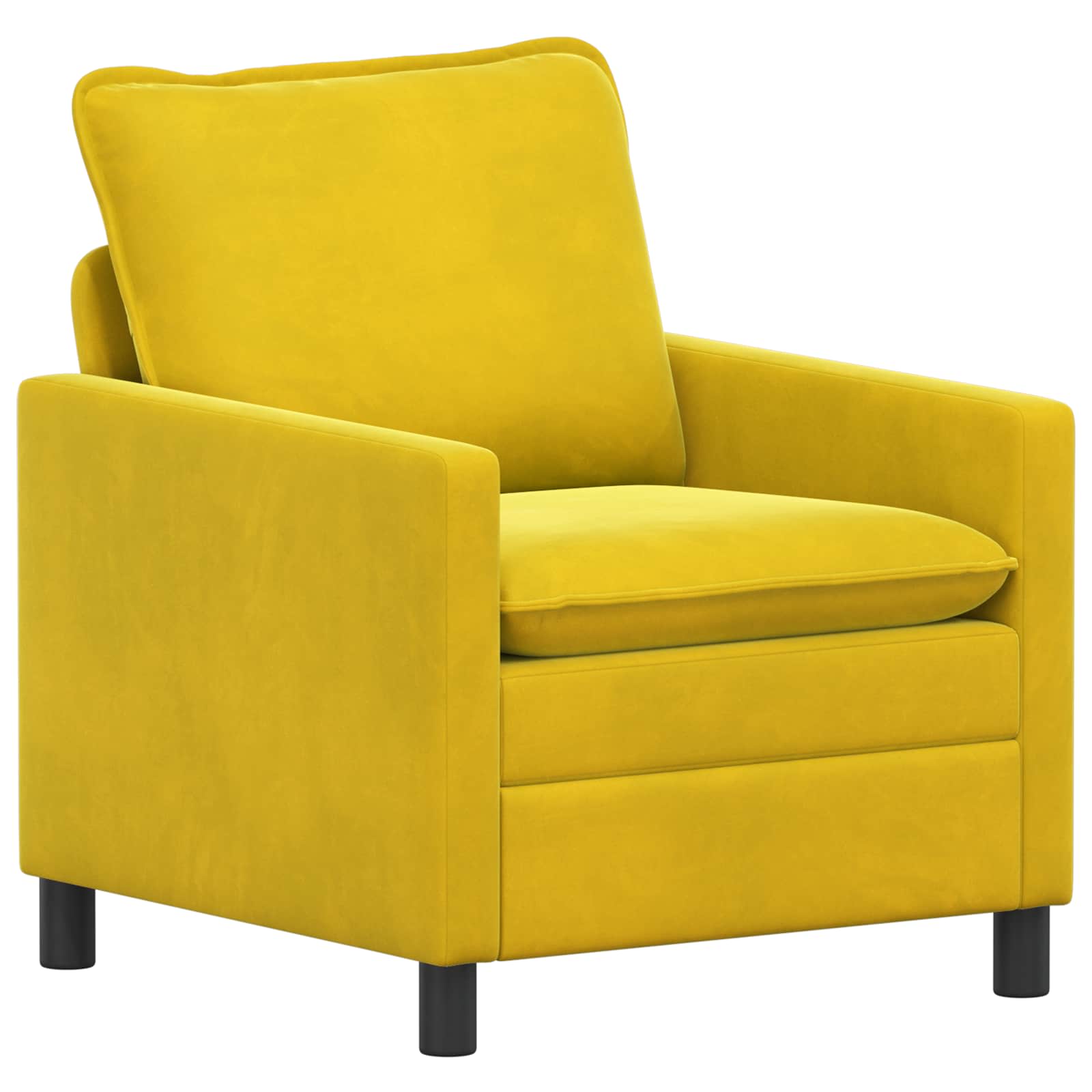Divano Giallo 76 x 81 x 87,5 cm Velluto | homemem39