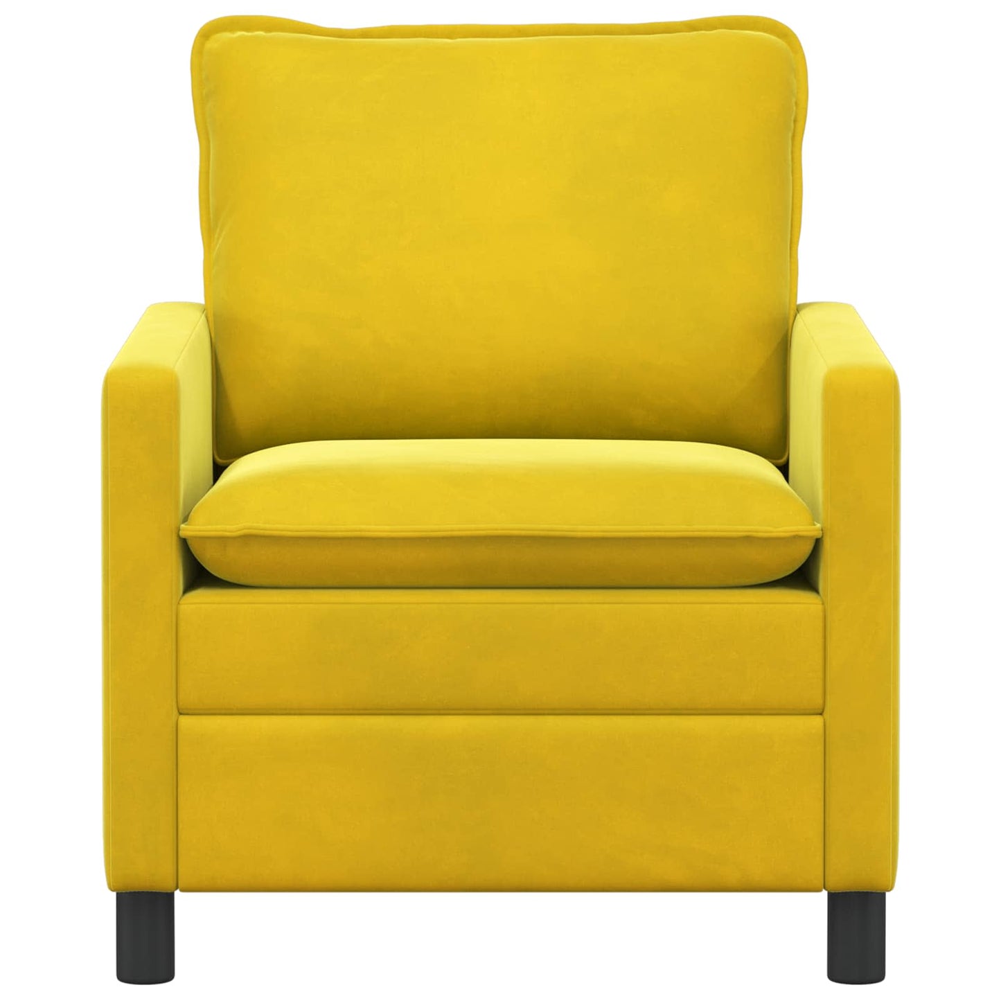Divano Giallo 76 x 81 x 87,5 cm Velluto | homemem39