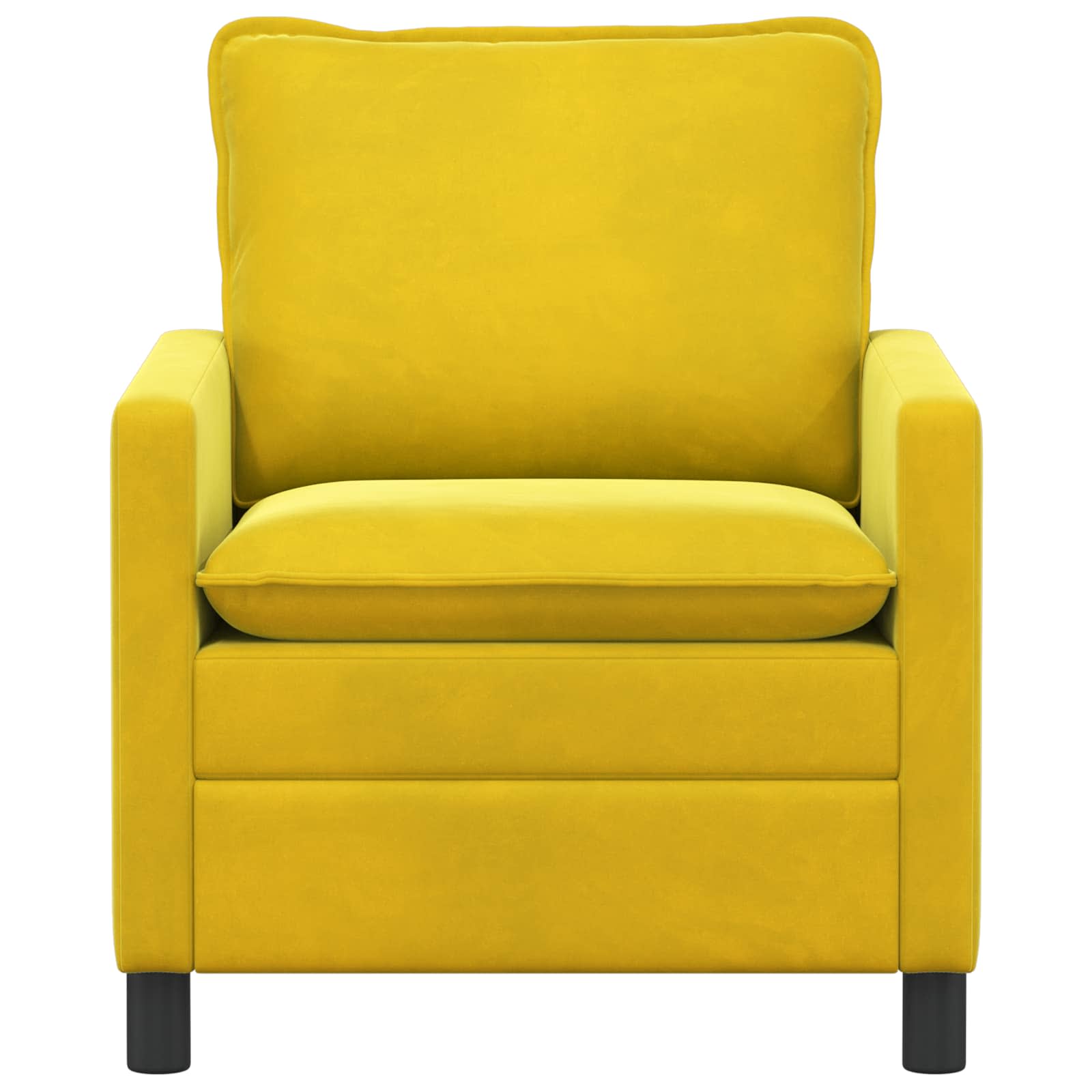 Divano Giallo 76 x 81 x 87,5 cm Velluto | homemem39