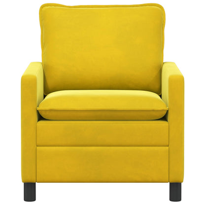 Divano Giallo 76 x 81 x 87,5 cm Velluto | homemem39