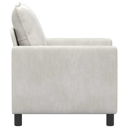 Divano Crema 76 x 81 x 87,5 cm Velluto | homemem39