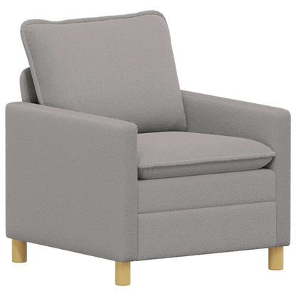 Divano Grigio Chiaro 76 x 81 x 87,5 cm Tessuto