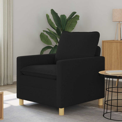 Divano Nero 76 x 81 x 87,5 cm Tessuto | homemem39