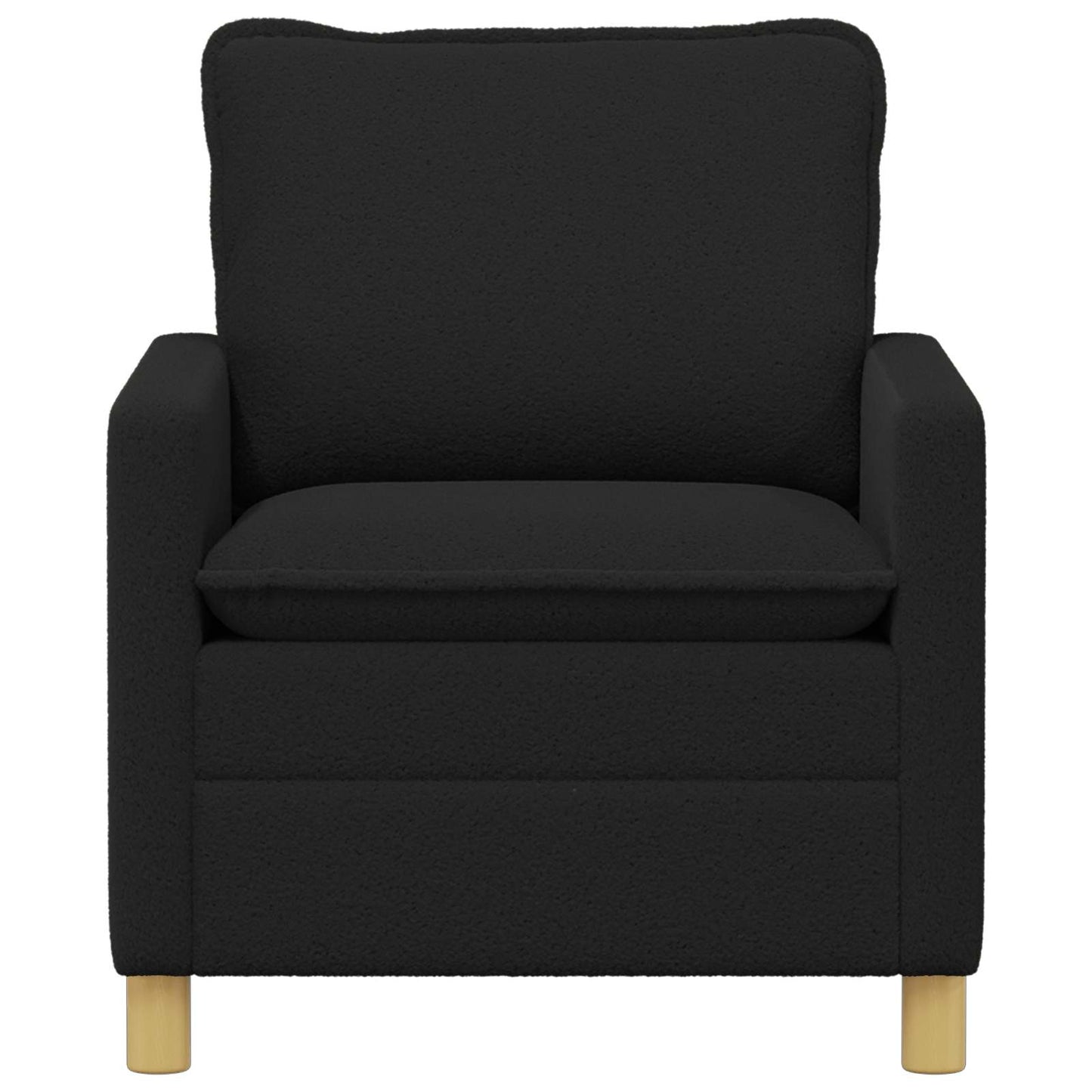 Divano Nero 76 x 81 x 87,5 cm Tessuto | homemem39