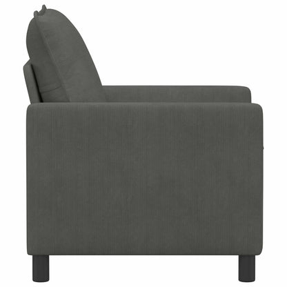Divano Grigio Scuro 76 x 81 x 87,5 cm Tessuto | homemem39