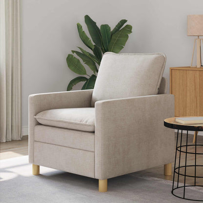 Divano Crema 76 x 81 x 87,5 cm Poliestere | homemem39