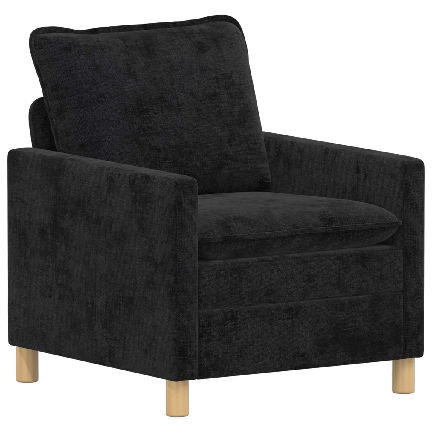 Divano Nero 76 x 81 x 87,5 cm Poliestere | homemem39
