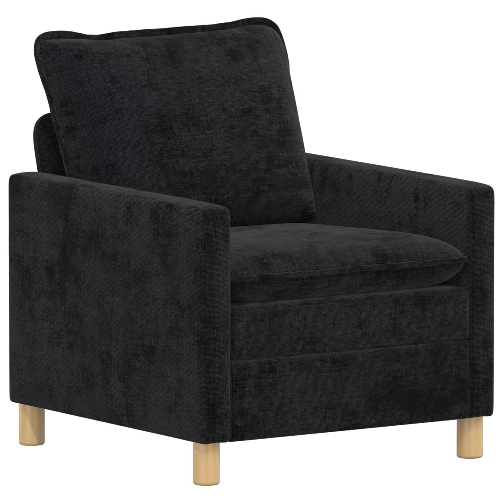Divano Nero 76 x 81 x 87,5 cm Poliestere | homemem39