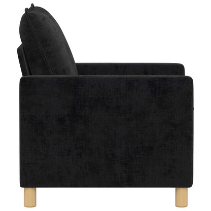 Divano Nero 76 x 81 x 87,5 cm Poliestere | homemem39
