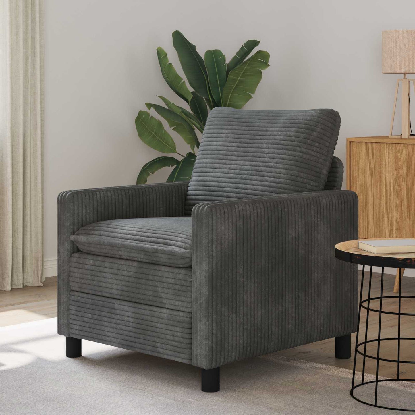 Divano Grigio Chiaro 76 x 81 x 87,5 cm Poliestere | homemem39