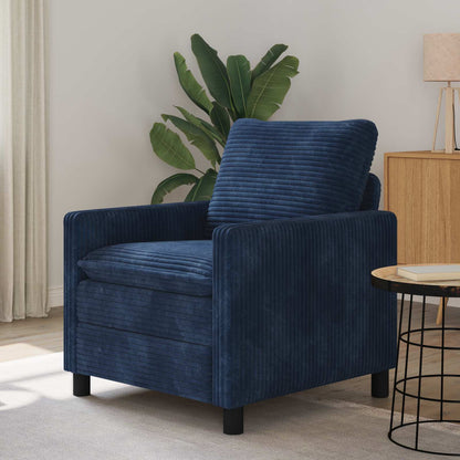 Divano Blu navy 76 x 81 x 87,5 cm Poliestere | homemem39