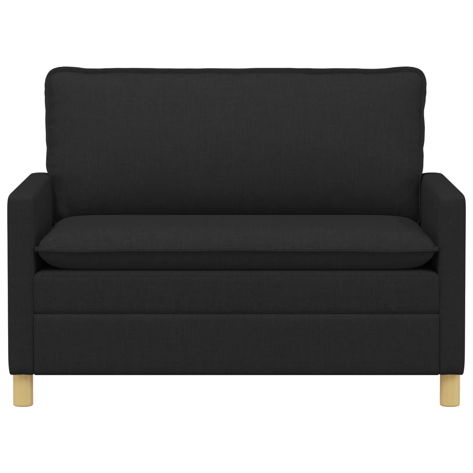 Divano Nero 126 x 81 x 87,5 cm Tessuto | homemem39