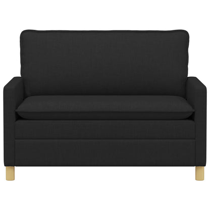 Divano Nero 126 x 81 x 87,5 cm Tessuto | homemem39