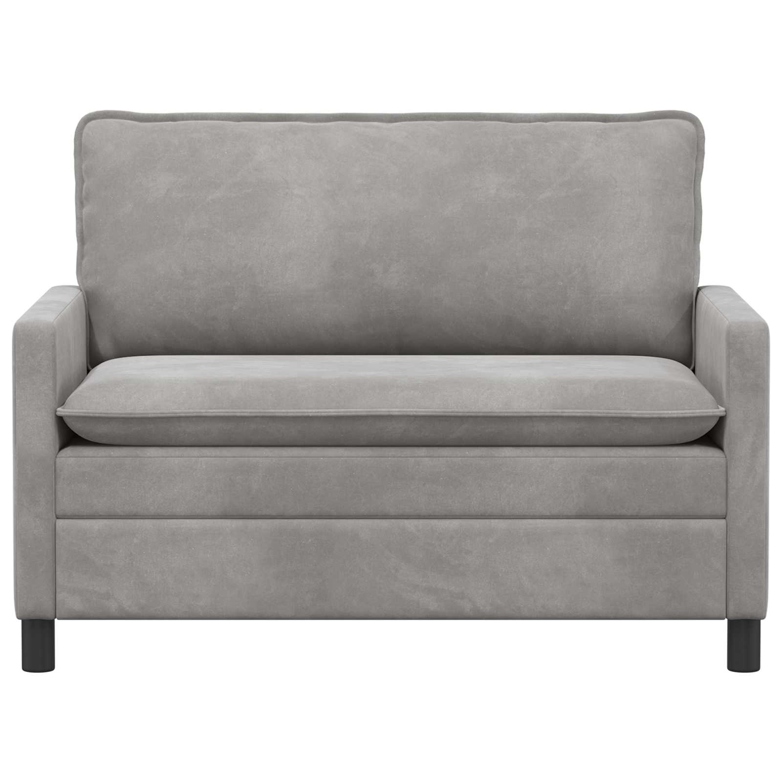 Divano Grigio Chiaro 126 x 81 x 87,5 cm Velluto | homemem39