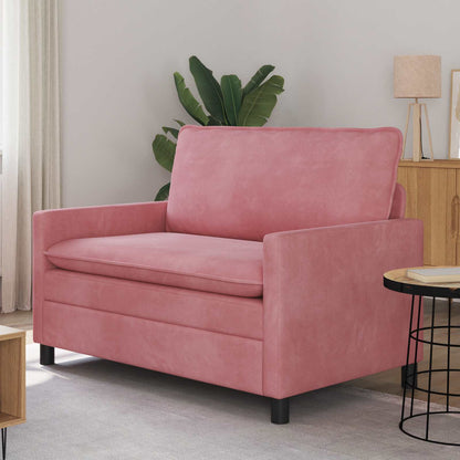 Divano Rosa 126 x 81 x 87,5 cm Velluto | homemem39