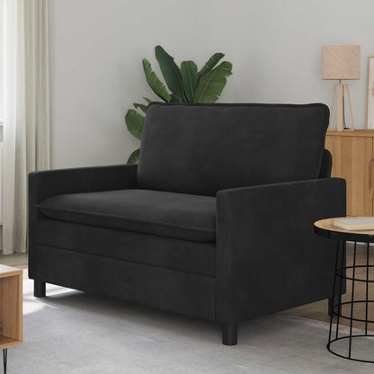 Divano Nero 126 x 81 x 87,5 cm Velluto | homemem39