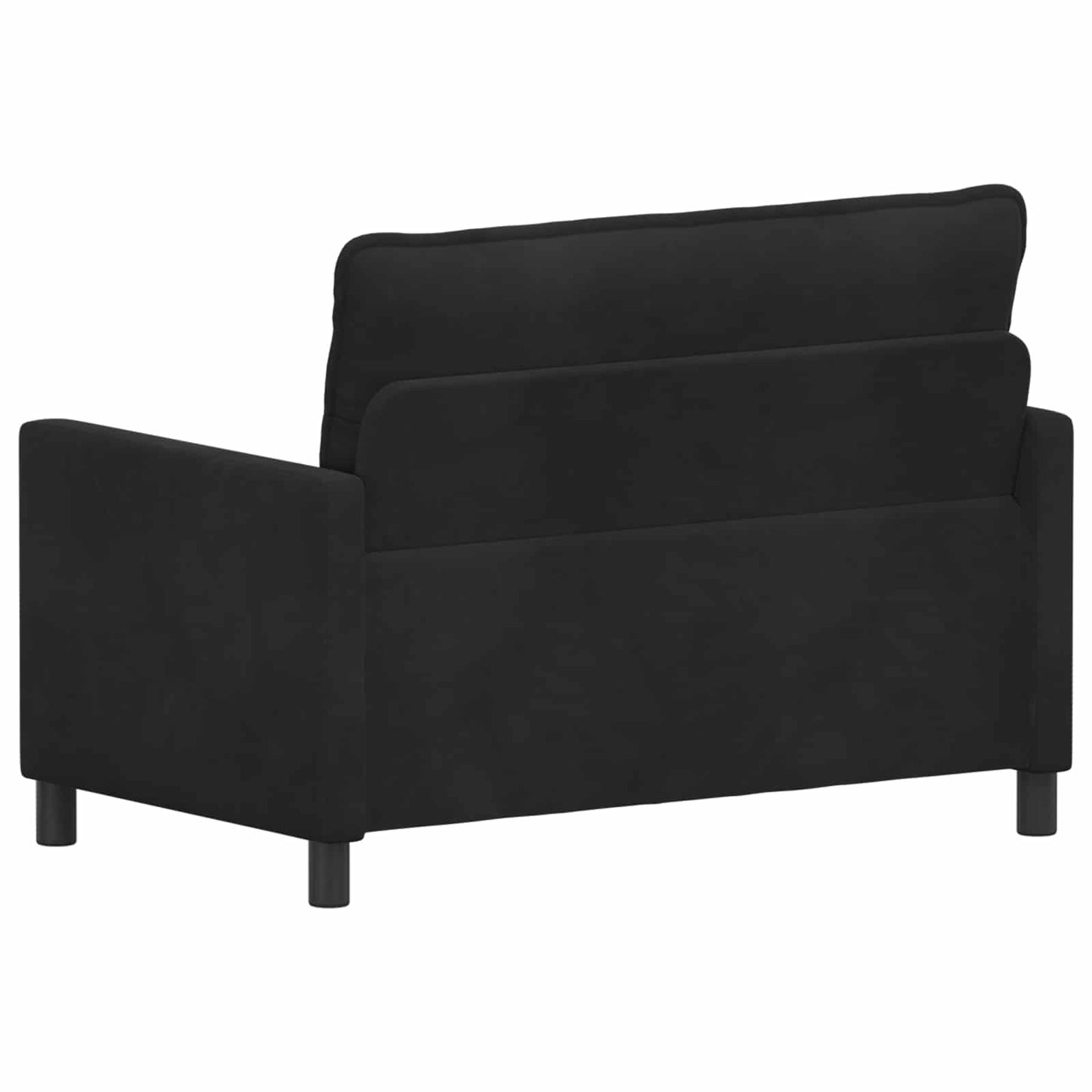 Divano Nero 126 x 81 x 87,5 cm Velluto | homemem39