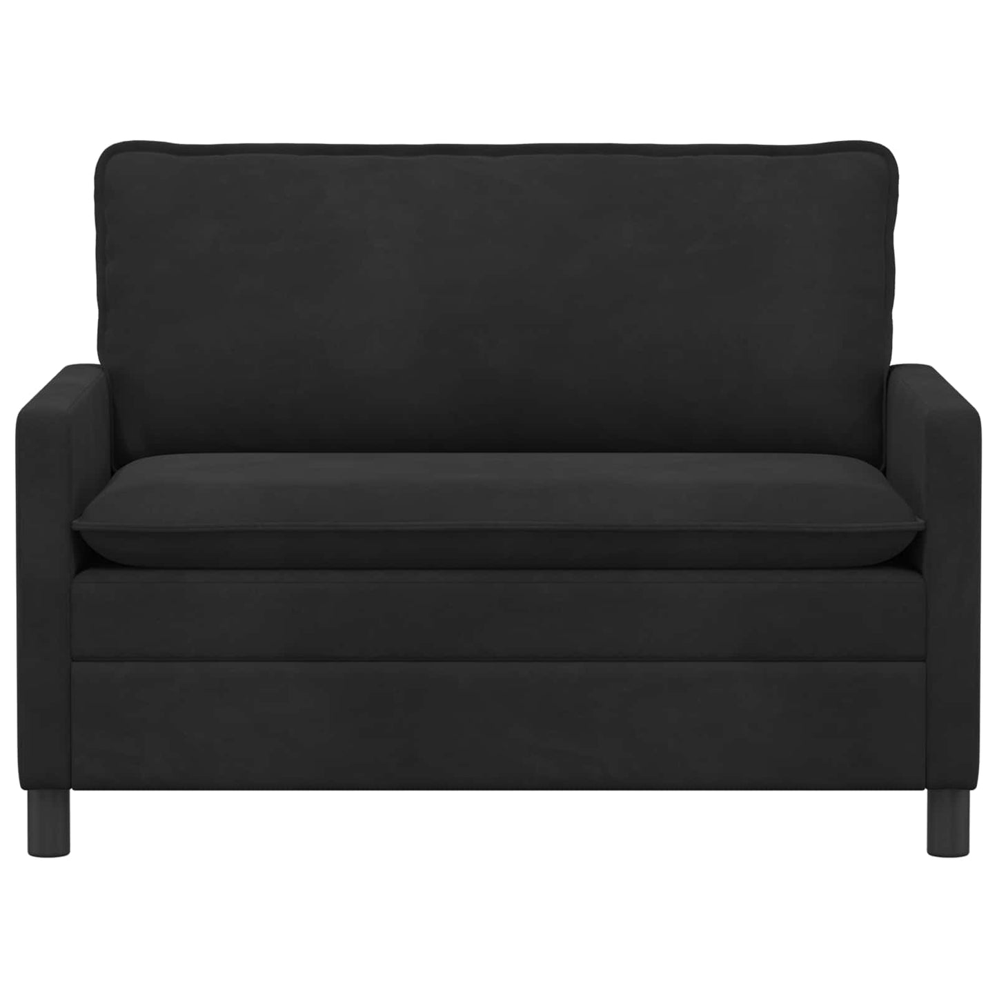 Divano Nero 126 x 81 x 87,5 cm Velluto | homemem39