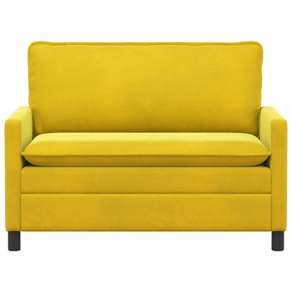 Divano Giallo 126 x 81 x 87,5 cm Velluto | homemem39