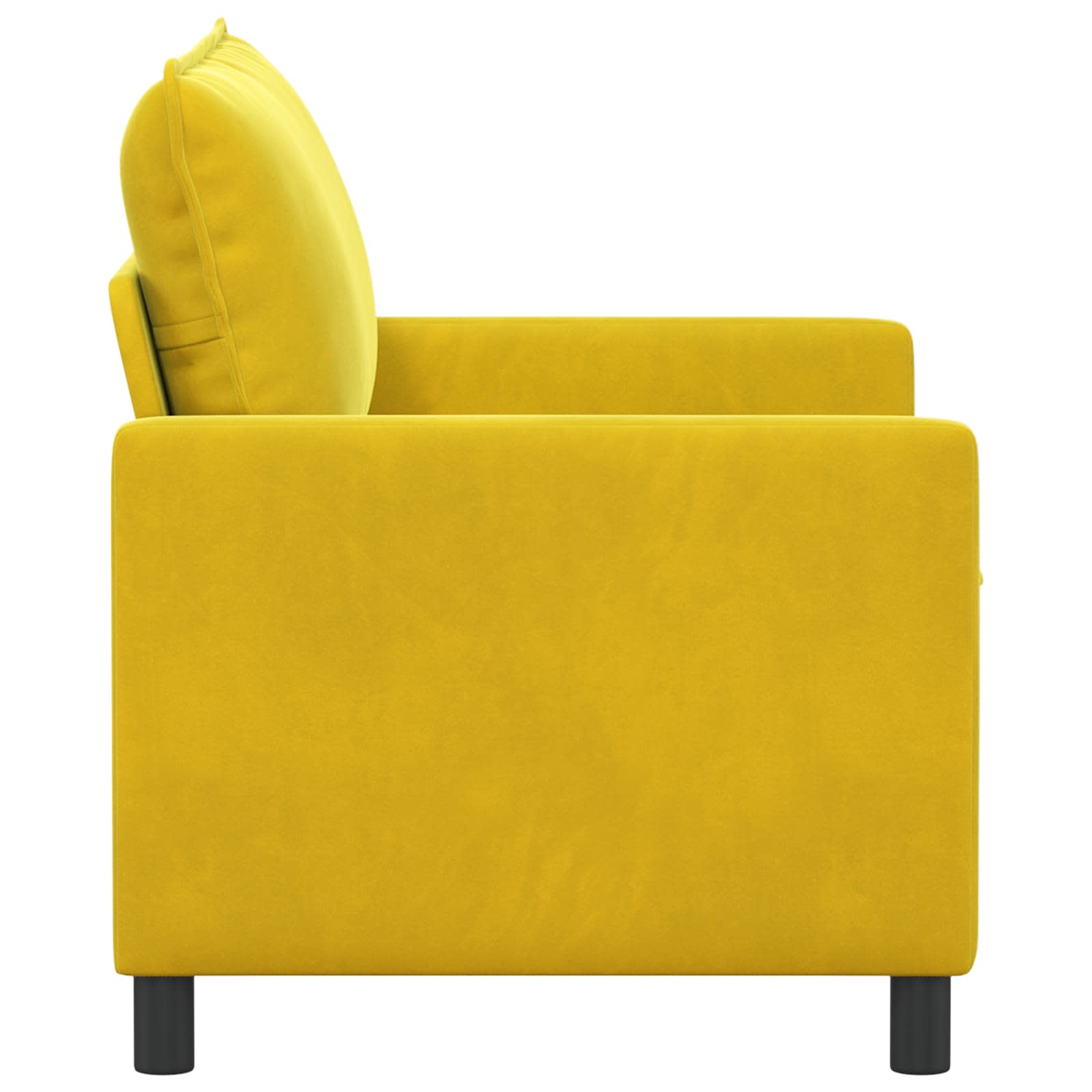 Divano Giallo 126 x 81 x 87,5 cm Velluto | homemem39