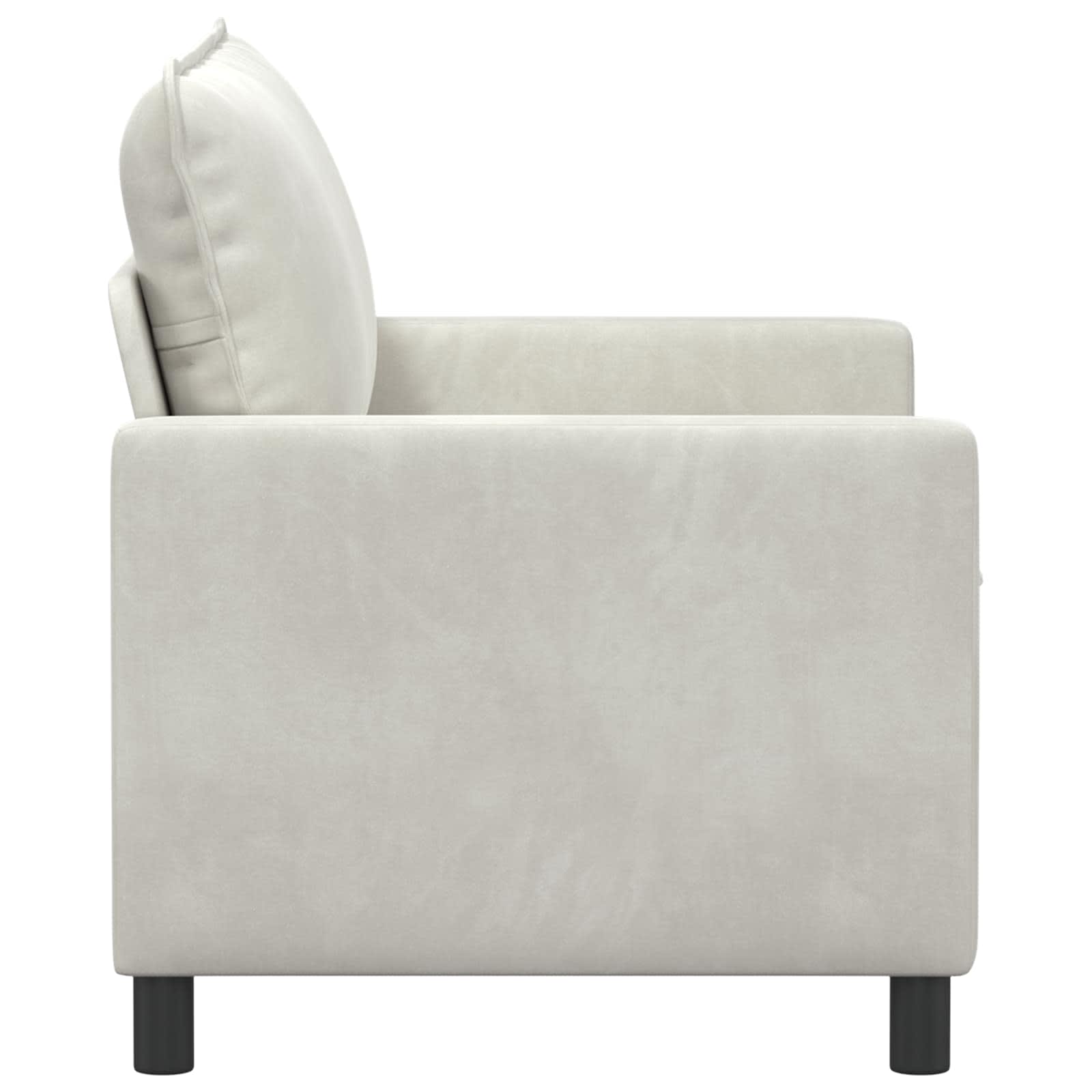 Divano Crema 126 x 81 x 87,5 cm Velluto | homemem39