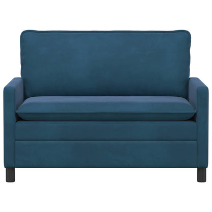 Divano Blu 126 x 81 x 87,5 cm Velluto | homemem39