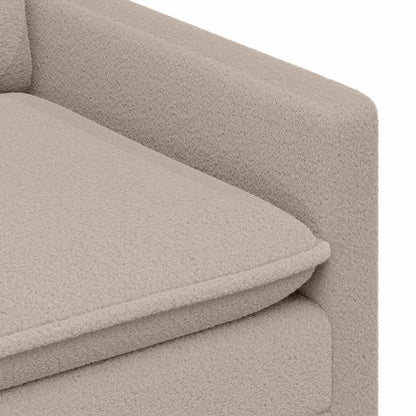 Divano Grigio Chiaro 126 x 81 x 87,5 cm Tessuto